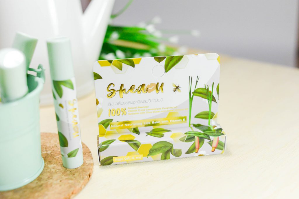 Shea U Thailand Natrual and Organics Lip Balm lemongrass and rosemary