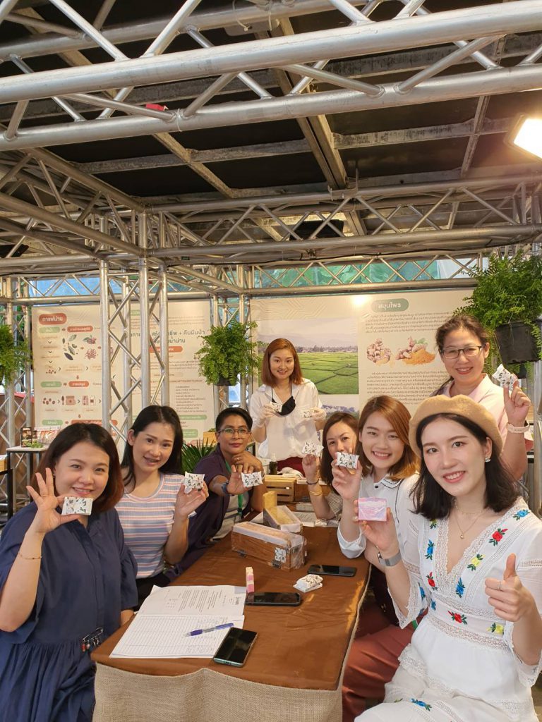 Shea U Thailand soap making Nan agro industry 2020 demonstrate